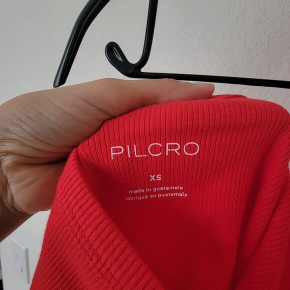 Anthropology Pilcro Ribbed Halter Tank Red  XS - Picture 5 of 5